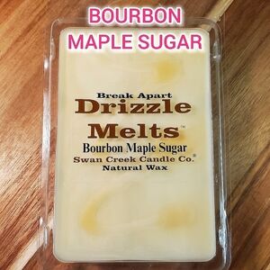 BOURBON MAPLE SUGAR by SWAN CREEK CANDLE CO. Drizzle Melts Natural Wax 5.25 oz